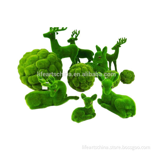 artificial moss, moss animal, christmas decor